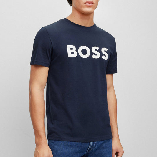 PLAYERA CUELLO REDONDO LOGO BOSS