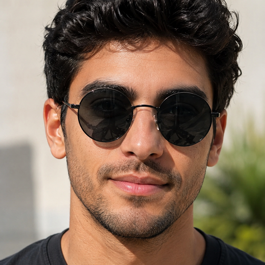LENTES REDONDO METAL