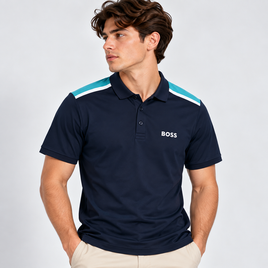 PLAYERA POLO CON ELASTICO TECNICO BOSS