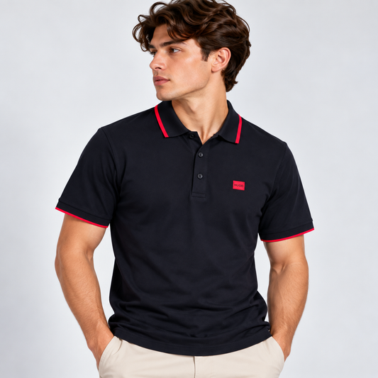 PLAYERA CUELLO POLO DERESINO BOSS