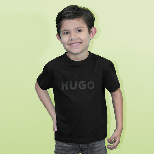 PLAYERA CUELLO REDONDO LOGO G00333 HUGO