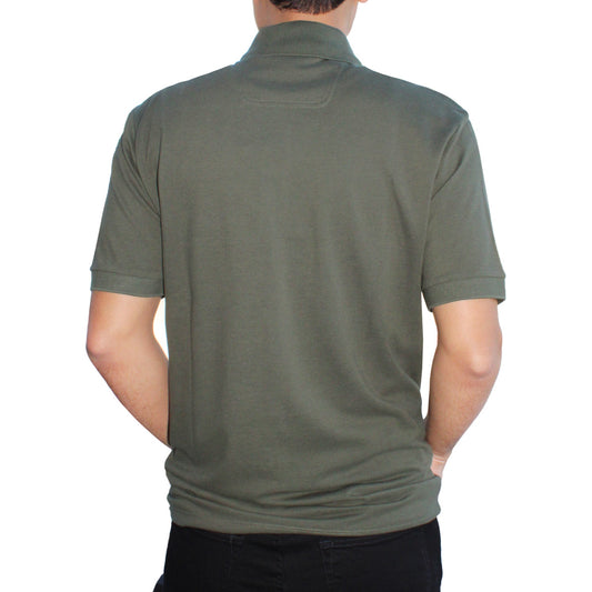 PLAYERA POLO LOGO CENTRADO BOSS
