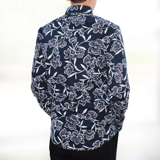 CAMISA FLORAL MANGA LARGA EXPRESS