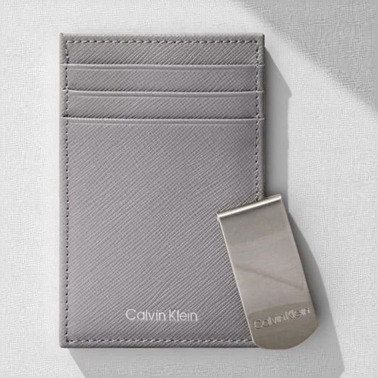 SET TARJETERO Y CLIP CALVIN KLEIN