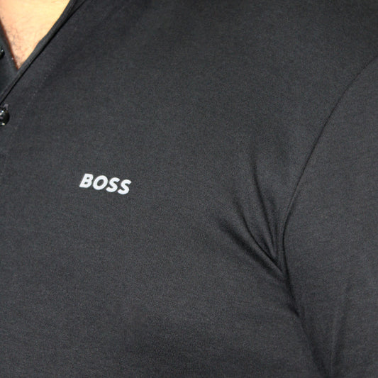 PLAYERA POLO SLIM FIT CON GRAFICOS EN EL CUELLO BOSS