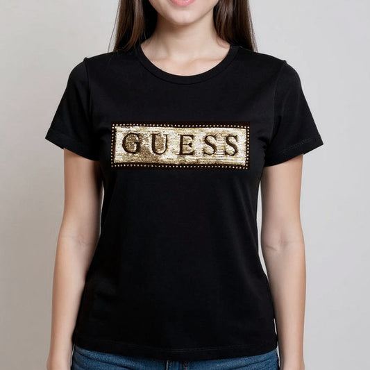 BLUSA LOGO LENTEJUELA GUESS