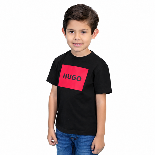 PLAYERA CUELLO REDONDO LOGO G00334 HUGO