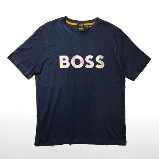 PLAYERA CUELLO REDONDO LOGO BOSS