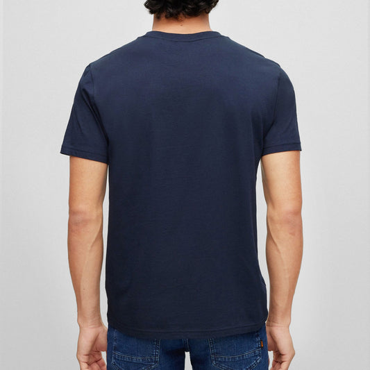 PLAYERA CUELLO REDONDO LOGO BOSS