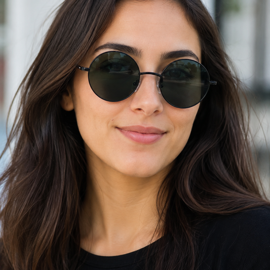 LENTES REDONDO METAL