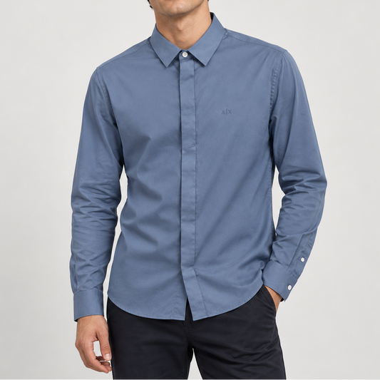 CAMISA MANGA LARGA  8NZCBD ZN10Z ARMANY EXCHANGE