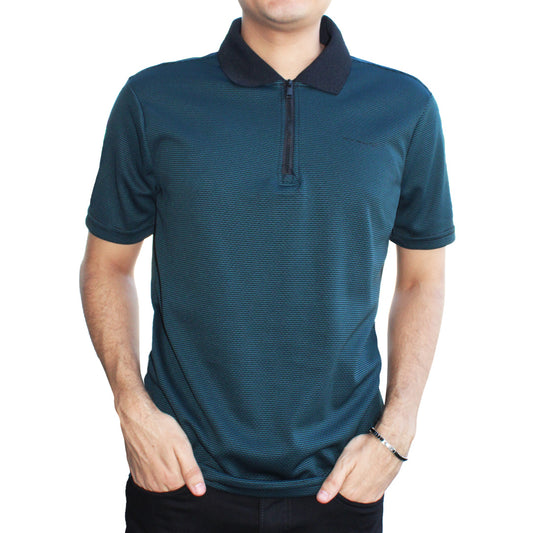 PLAYERA POLO CON CIERRE TAHARI