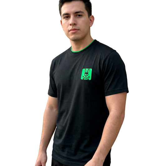 PLAYERA  CUELLO REDONDO LOGO PSYCHO BUNNY
