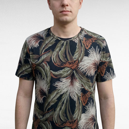 PLAYERA  ESTAMPADO HOJAS EXPRESS
