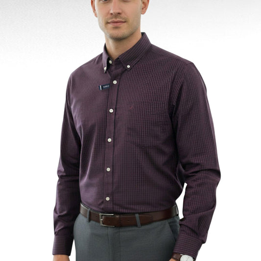 CAMISA CUADROS W5561M