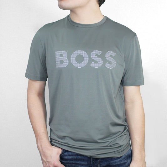 PLAYERA  DEPORTIVA  CUELLO REDONDO LOGO BOSS