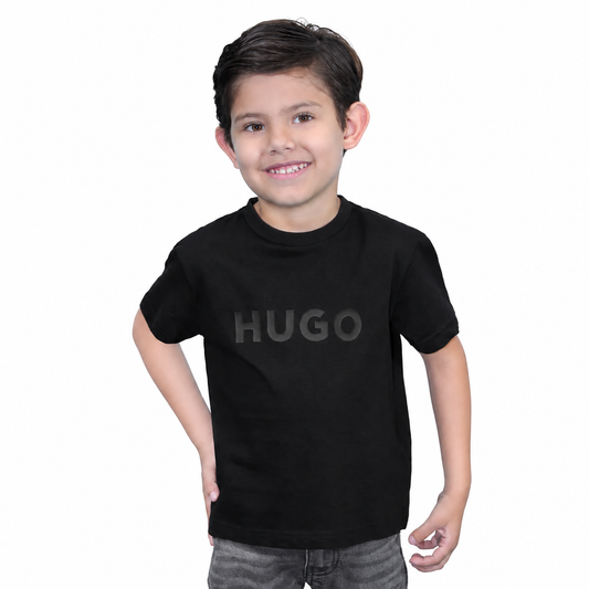 PLAYERA CUELLO REDONDO LOGO G00333 HUGO