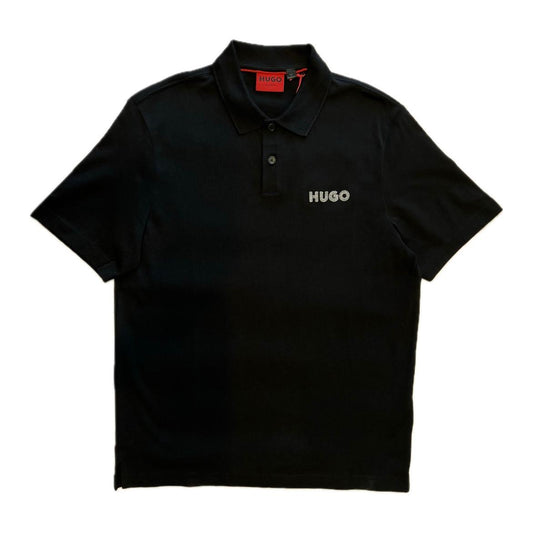 PLAYERA POLO LOGO BORDADO HUGO