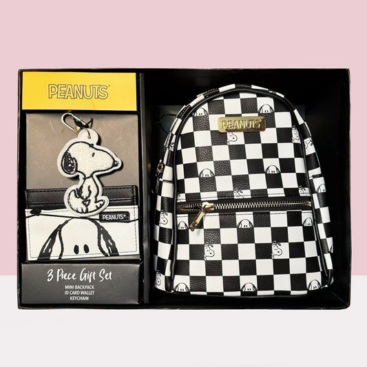 MOCHILA PEANUTS 3PZAS DISNEY