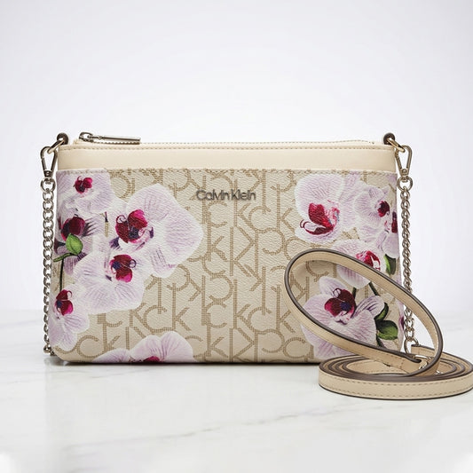 BOLSA CROSS BODY FLORES CALVIN KLEIN